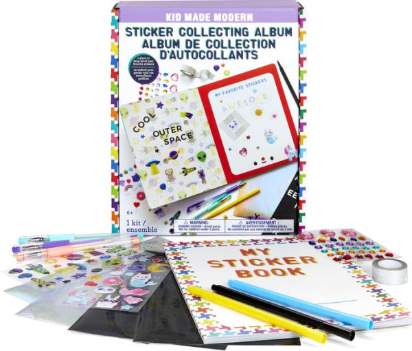 Sticker Collecting Book by Kid Made Modern